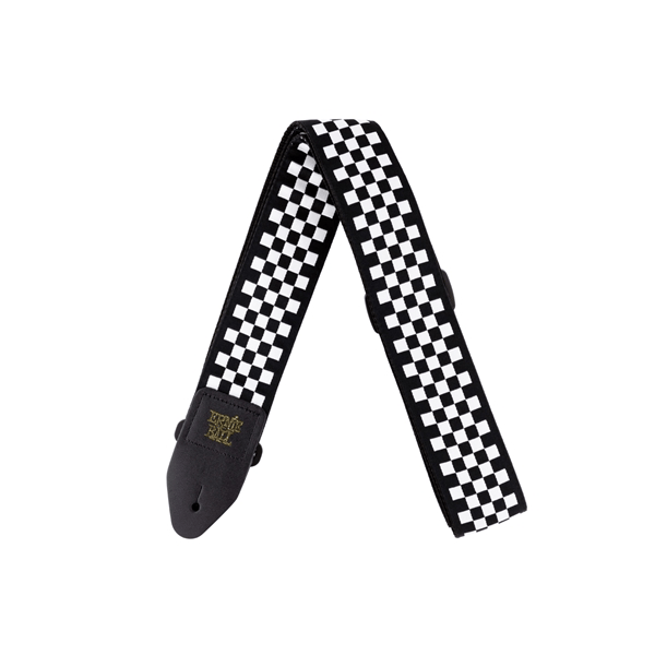 Ernie Ball 4149 Tracolla Black and White Checkered Jacquard