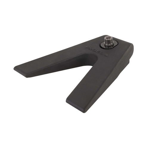 PROEL STAGE Base da tavolo triangolare in ghisa pesante con adattatore universale APM40.