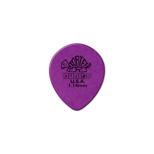 Dunlop 413R Tortex Tear Drop Purple 1.14