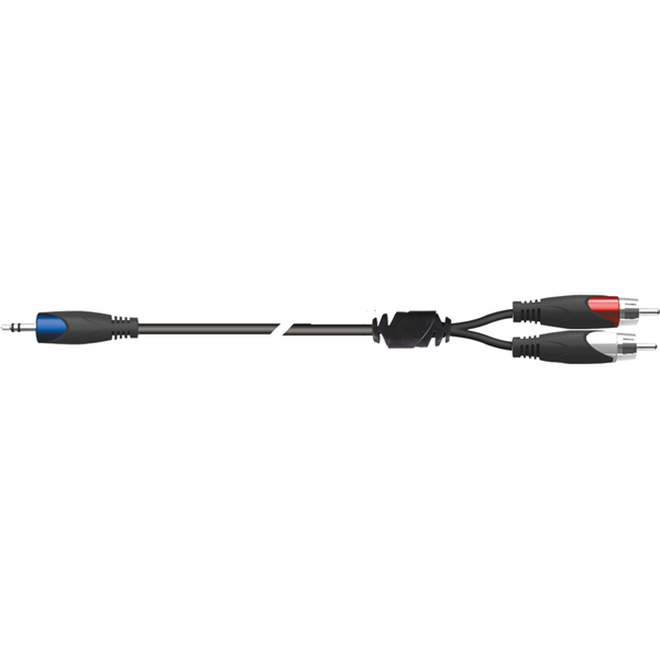 Quik Lok SX/40-3K Cavo Minijack Stereo/2 RCA Maschio