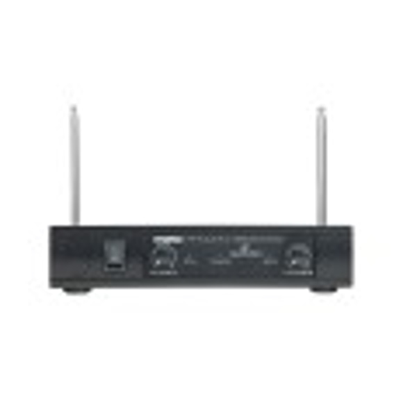 SOUNDSATION Radiomicrofono VHF Doppio Plug and Play con 2 Mic. Palmari (213.0 MHz - 215.5 MHz)