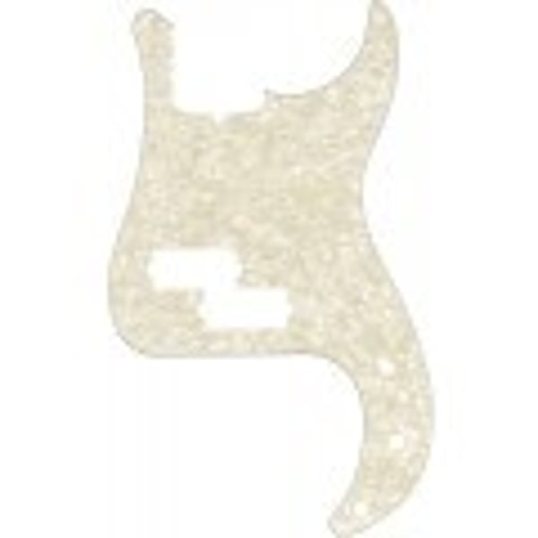 FENDER Battipenna, Precision Bass®, montaggio a 13 fori, Aged White Pearl, 4 strati