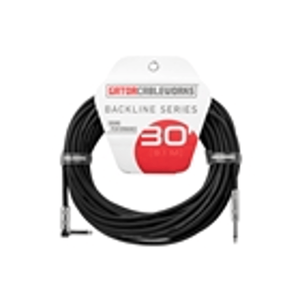 Gator Cableworks GCWB-INS-30RA Cavo strumento jack dritto/angolato 9 m Serie Backline