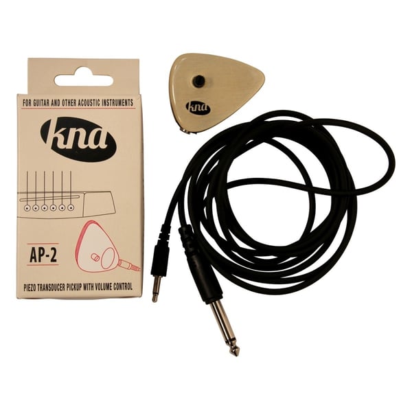 KNA AP-2 trasduttore piezo per chitarra e altri strumenti acustici con controllo volume. Modello AP-2