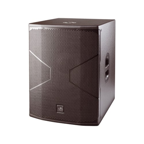 DAS AUTO-AMPLIFICATO, 1000 W, 18" SUBWOOFERBASS-REFLEX, LUNGA ESCUR. NERO