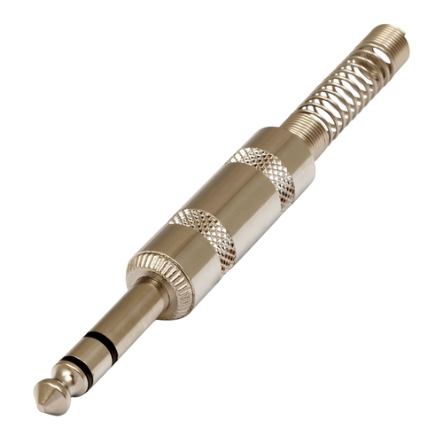 PROEL STAGE Connettore professionale jack stereo 6,3 mm  1/4. Colore: Argento.