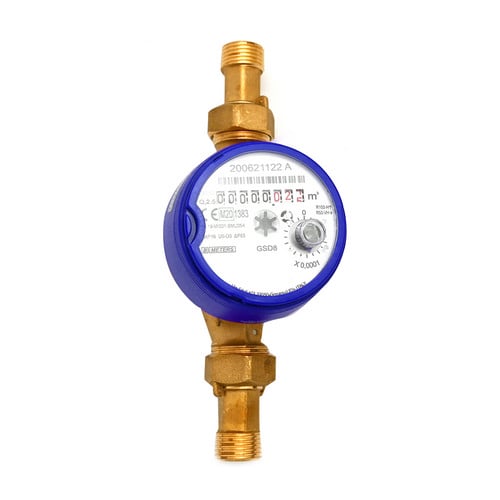 METER Contatore per acqua fredda t50 quadrante asciutto