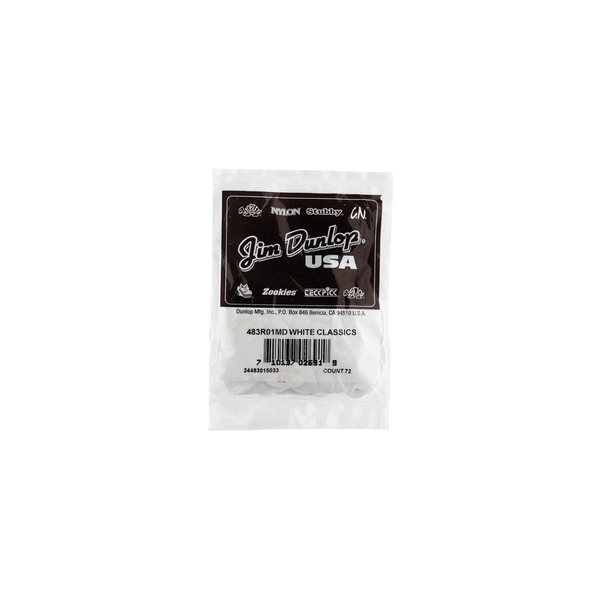 Dunlop 483R#01 White Classic - Medium