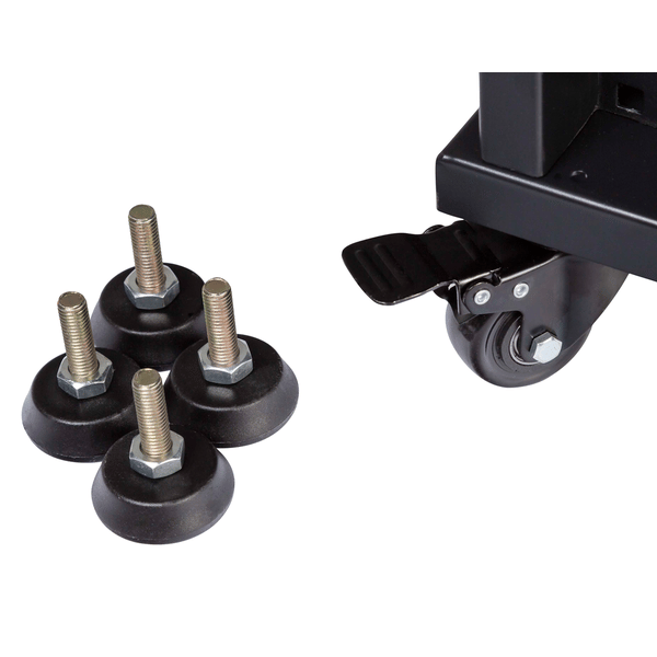 PROEL STAGE Supporto rack professionale da 19" ad 24U, con struttura in acciaio.