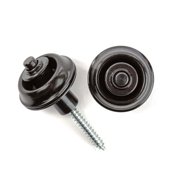 Dunlop SLS1403BK Straplok Flush Mount Strap Retainer System, Black