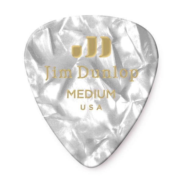 Dunlop 483R#04 White Perloid - Medium