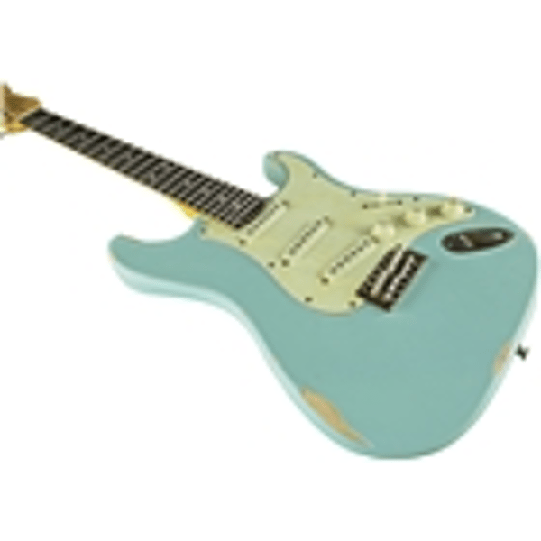Eko Guitars S-300 Relic Daphne Blue