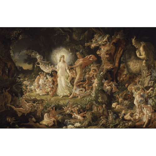 Joseph Noel Paton La lite di Oberon e Titania