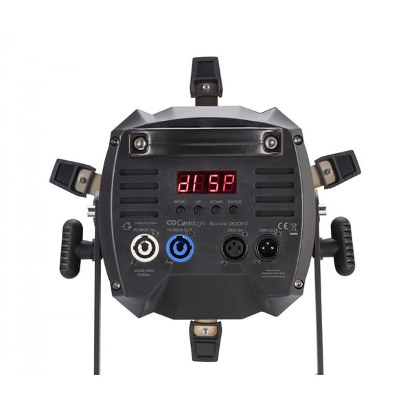 CENTOLIGHT Sagomatore a Led da 200W con Zoom, Ghigliottine e Porta Gobo. Modello SQUARE 200PZ
