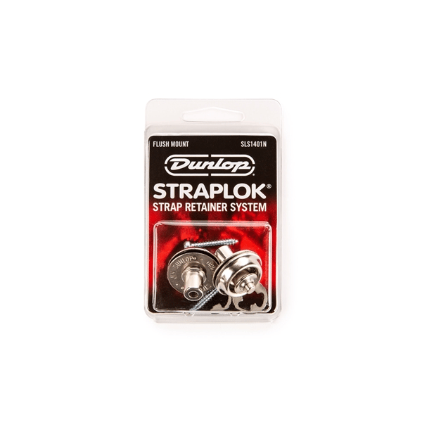 Dunlop SLS1401N Straplok Flush Mount Strap Retainer System, Nickel