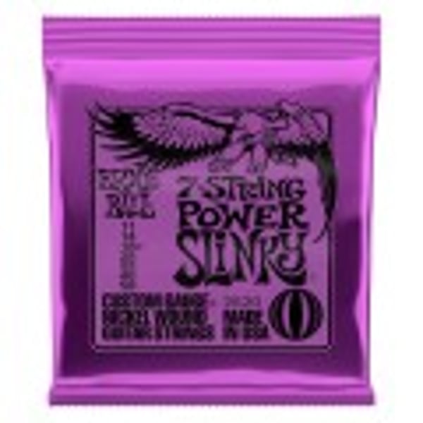 Ernie Ball Corde per chitarra elettrica a 7 corde POWER SLINKY. Modello P02620