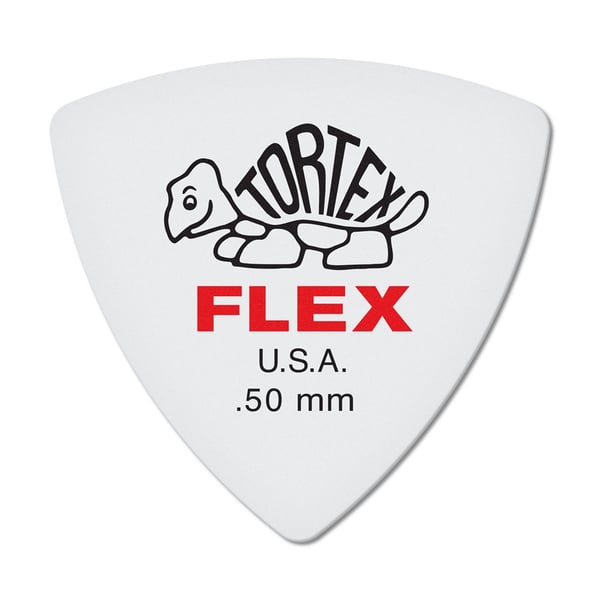 Dunlop 456R.50 Tortex Flex Triangle .50 mm Bag/72