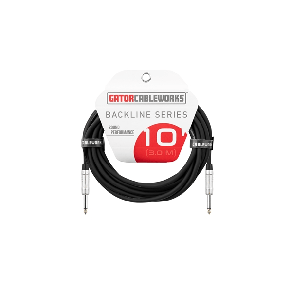 Gator Cableworks GCWB-SPK-10 Cavo speaker jack TS dritto/dritto 3 m Serie Backline
