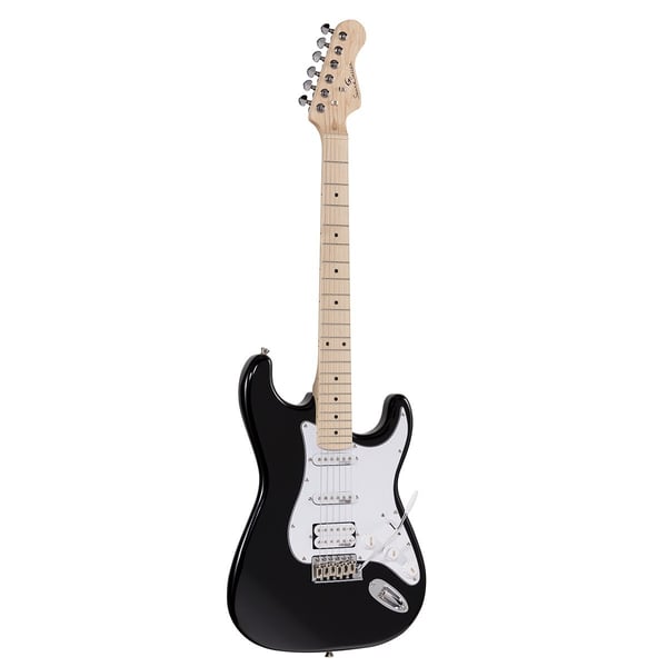 SOUNDSATION Chitarra elettrica double cutaway con 2 single coil + humbucker splittabile e meccaniche autobloccanti (equipaggiata Wilkinson, tastiera acero). Modello RIDER-PRO-MSH BK