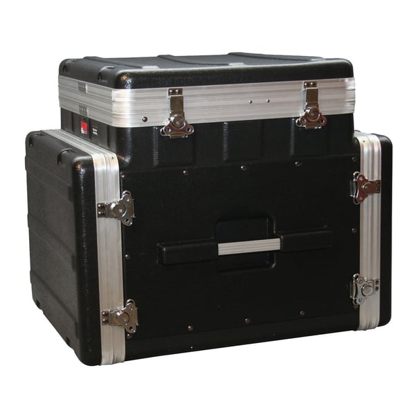 Gator Cases GRC-10X8 PU Rack audio 10U Pop Up, 8U laterale