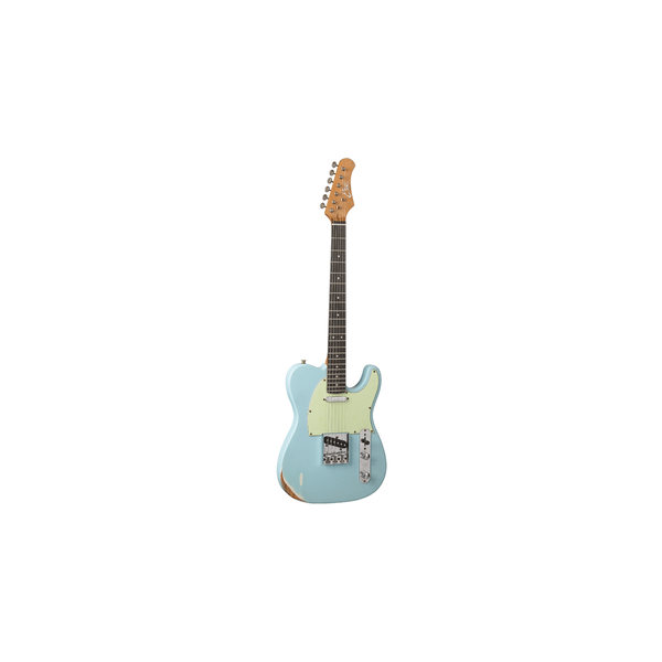 Eko Guitars VT-380 Relic Daphne Blue