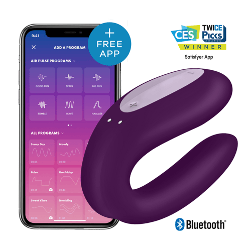 SATISFYER CONNECT SATISFYER - DOUBLE JOY CON APP VIOLA