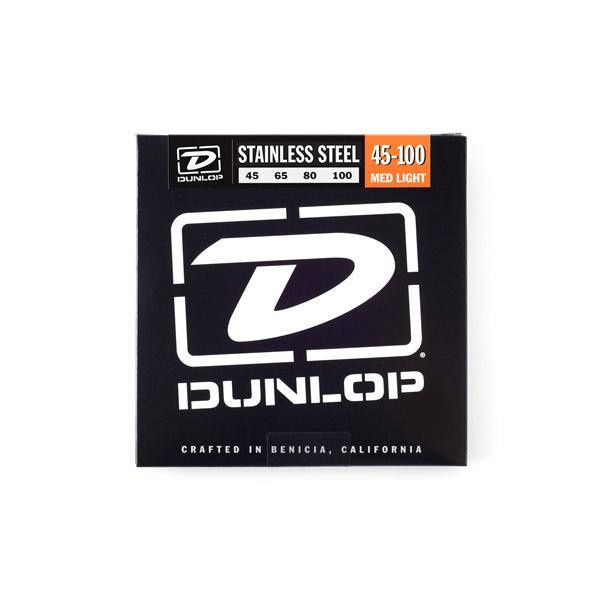 Dunlop DBS45100 Stainless Steel, Medium Light Set/4