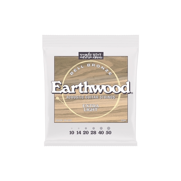 Ernie Ball 2350 Earthwood Bell Bronze Acoustic Extra Light 10-50