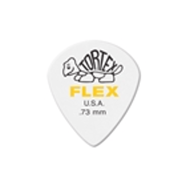 Dunlop 466R073 Tortex Flex Jazz III XL .73 mm Bag/72