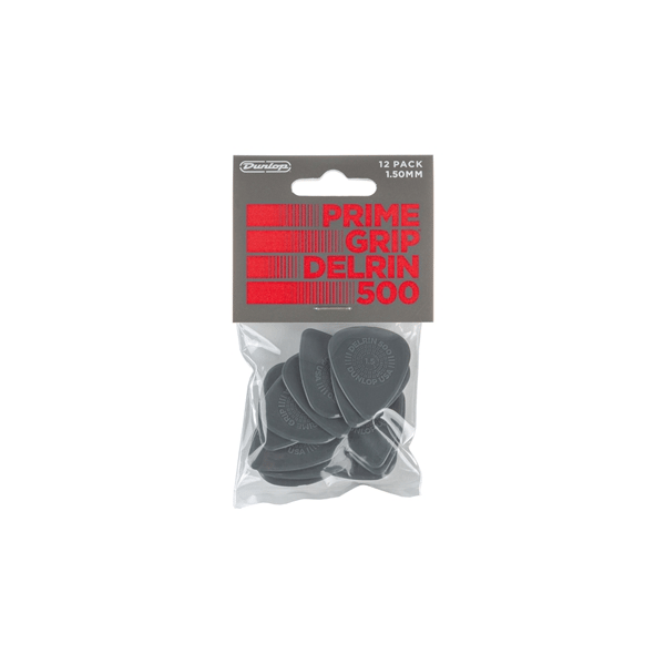 Dunlop 450P150 Prime Grip Delrin 500 1.5 mm Player's Pack/12