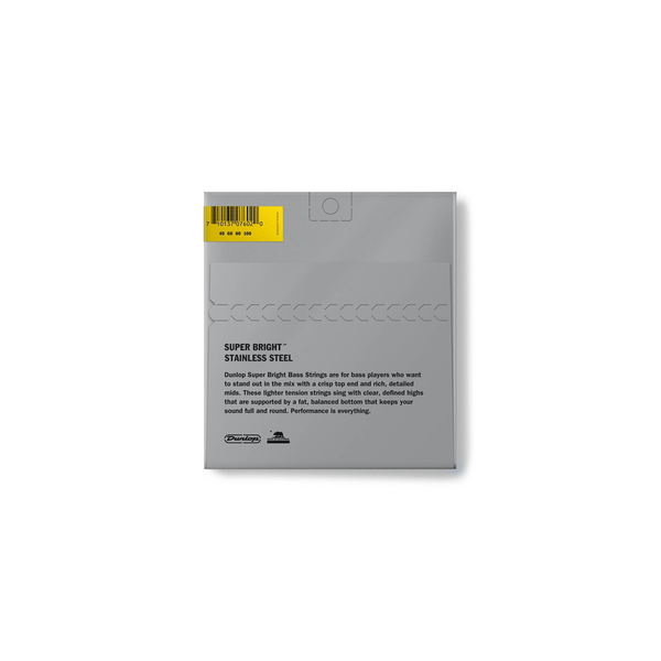 Dunlop DBSBS40100 Super Bright Stainless Steel, Light Set/4