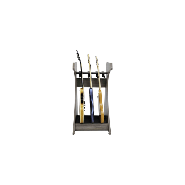 Gator Frameworks GFW-ELITEGTR3RK-GRY Rack per chitarre 3-4 posti in finitura grigio driftwood<br>