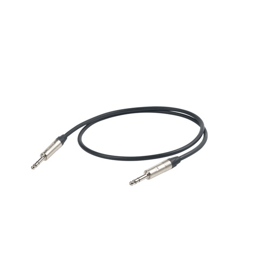 PROEL STAGE Cavo professionale esoterico bilanciato con connessioni spina jack Stereo Ø 6.3 mm Neutrik/NP3X - HPC250 - NP3X. Lunghezza: 0,5 metri. Colore disponibile: Nero. Altre lunghezze disponibili: visualizzare le specifiche tecniche