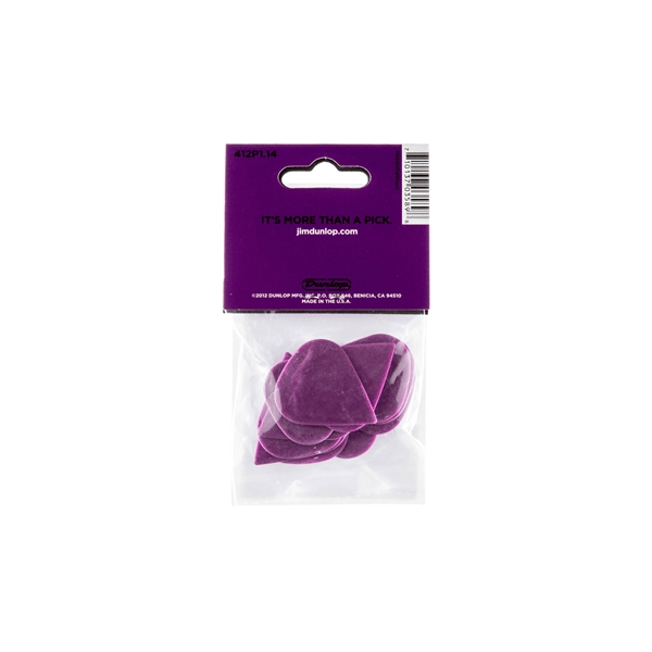 Dunlop 412P1.14 Tortex Sharp Purple