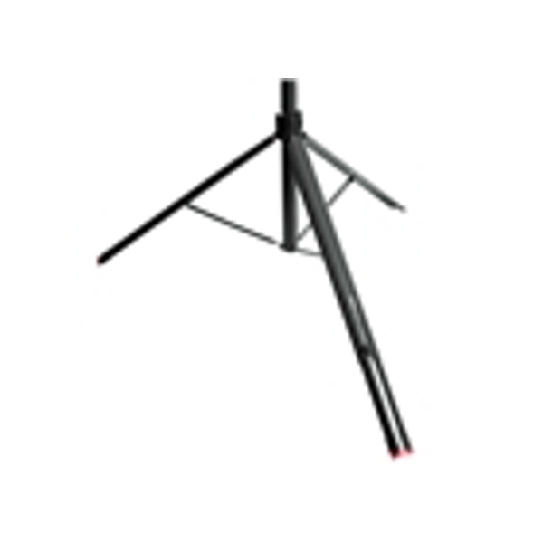 Gator Frameworks GFW-ID-SPKR Supporto per altoparlanti regolabile con pistone di sollevamento<br>