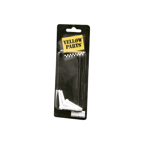 Yellow Parts EZ1410W Pin Ponte Chitarra Acustica Bianchi 6 Pcs