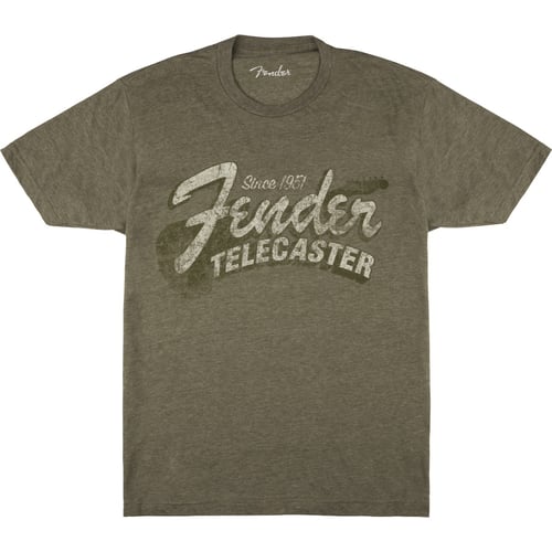 T-Shirt Fender Since 1951 Telecaster Military Heather Green, M