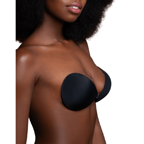 BYE BRA - BRAS BYE-BRA - REGGISENO INVISIBLE NERO COPPA C