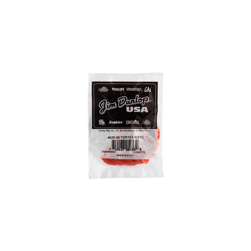 Dunlop 462R Tortex III Orange .60