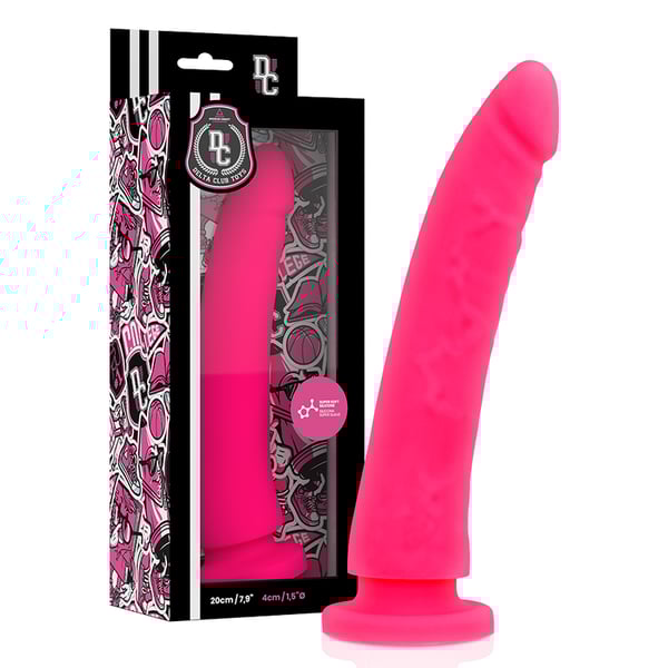DELTA CLUB - TOYS GURT + DONG ROSA SILIKON 20 X 4CM