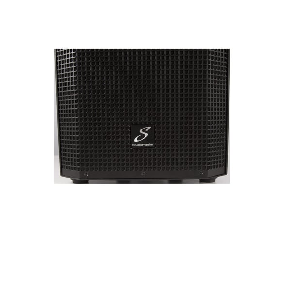 STUDIOMASTER Altoparlante coassiale attivo full-range da 12" con DSP. Modello VORTEX 12A