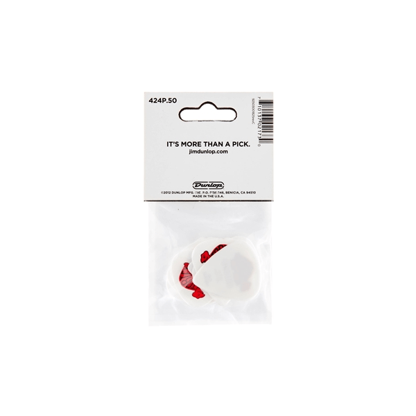 Dunlop 424P Tortex Wedge Red .50