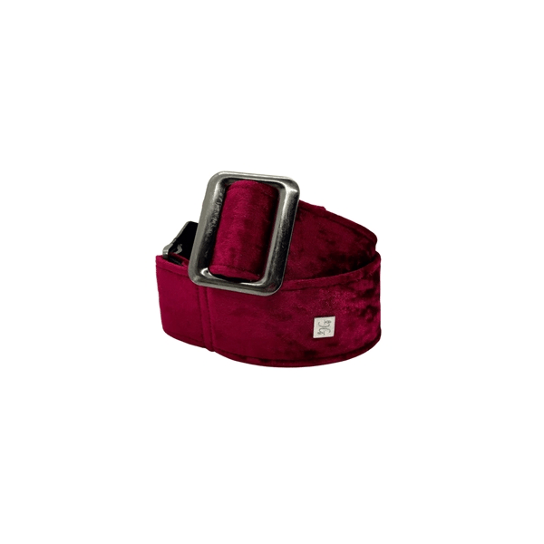 Get'm Get'm Crushed Velvet Burgundy