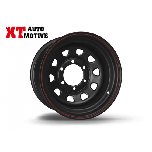 CERCHIO 15x8 ET -30 DAYTONA NERO PER HYUNDAI