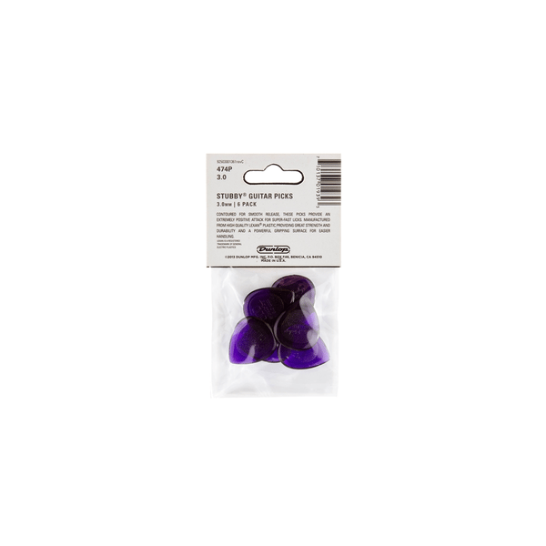 Dunlop 474P3.0 Stubby Jazz 3.0mm