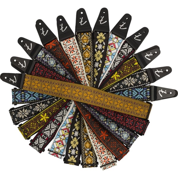 FENDER Tracolla Pasadena Woven - Yellow Clover