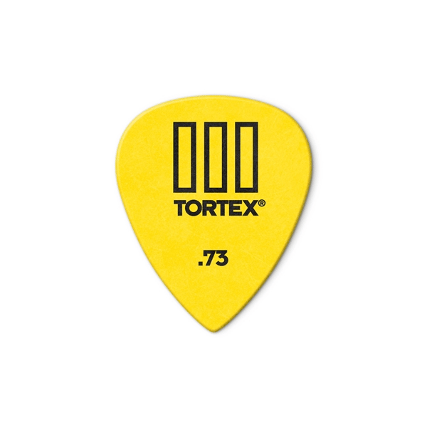 Dunlop 462R Tortex III Yellow .73