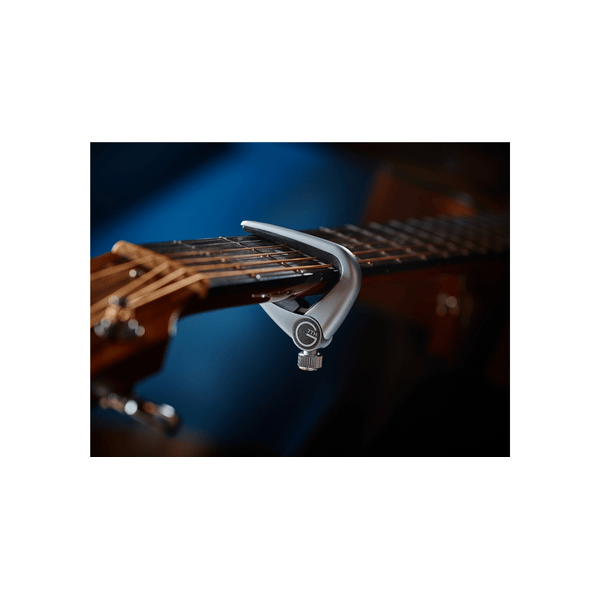 G7TH Newport 6 String Silver Capo