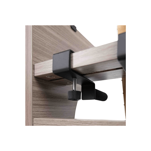 Gator Frameworks GFW-ELITEGTR3RK-GRY Rack per chitarre 3-4 posti in finitura grigio driftwood<br>