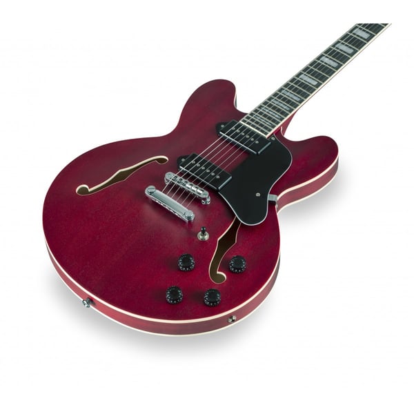 SOUNDSATION Chitarra semiacustica double cutaway con Single coil